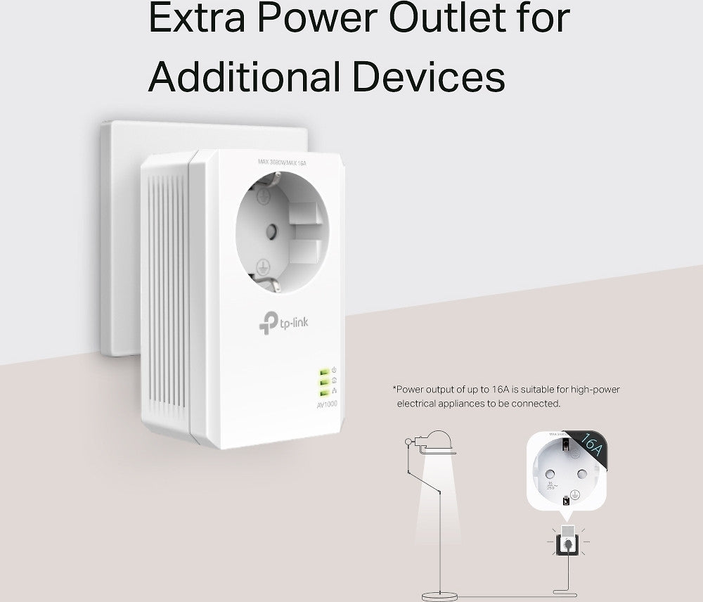 TP-LINK TL-PA7017P KIT Powerline-adapteri, 2kpl – kuva 4