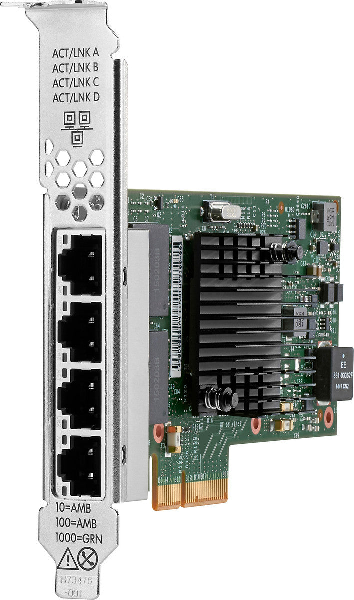 HPE Ethernet 1Gb 4-port BASE-T I350-T4 -palvelinadapteri