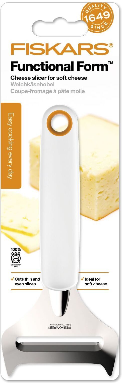 Fiskars Functional Form -juustohöylä pehmeälle juustolle – 1