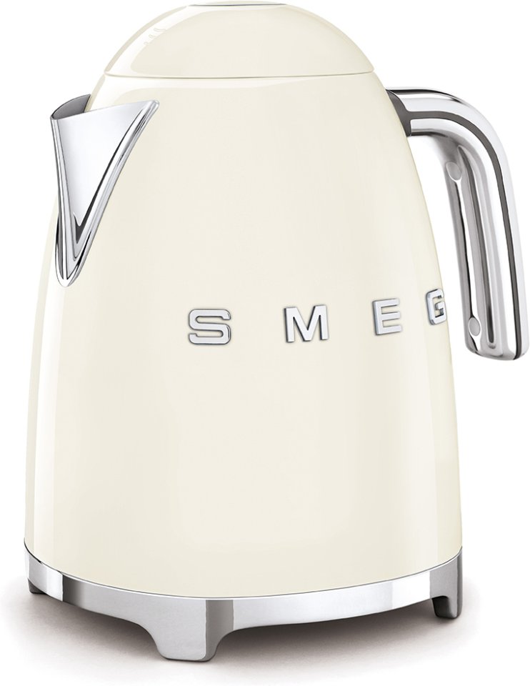 Smeg KLF03CREU -vedenkeitin, kerman valkoinen