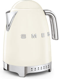 Smeg KLF04CREU -vedenkeitin, kerman valkoinen