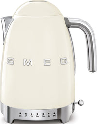 Smeg KLF04CREU -vedenkeitin, kerman valkoinen