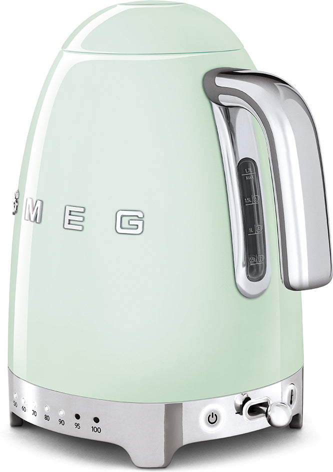 Smeg KLF04PGEU -vedenkeitin, pastellin vihreä