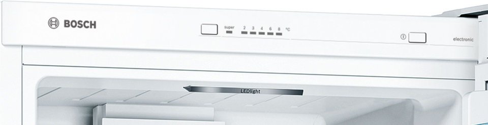 Bosch KGV362WEAS Serie 4, Jääkaappipakastin, valkoinen
