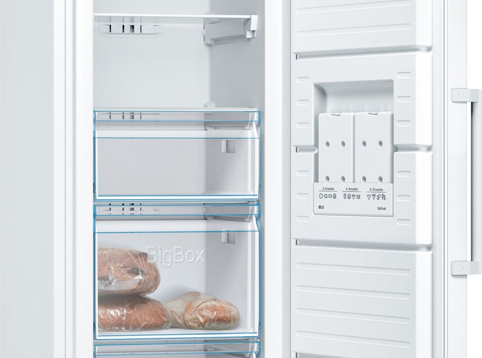 Bosch GSN36VWEP Serie 4 kaappipakastin, valkoinen
