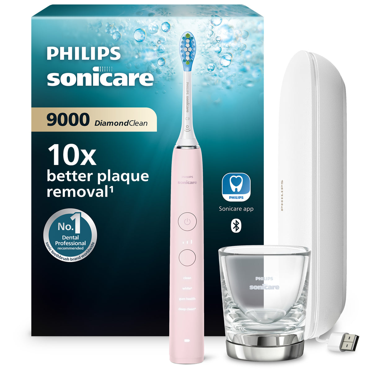 Philips Sonicare DiamondClean 9000 HX9911/29 sähköhammasharja – kuva 2