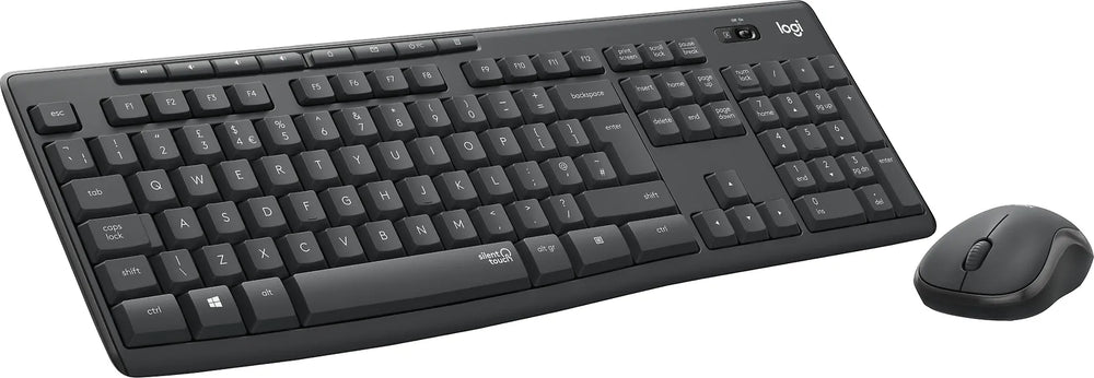 Logitech MK295 -näppäimistö ja hiiri, musta