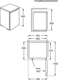 Electrolux LYB1AE8W0 kaappipakastin, valkoinen – kuva 5