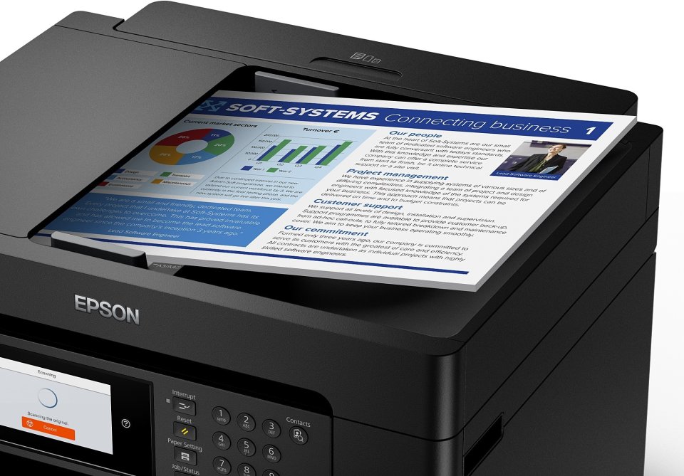 Epson Workforce WF-7840DTWF -A3+ monitoimitulostin