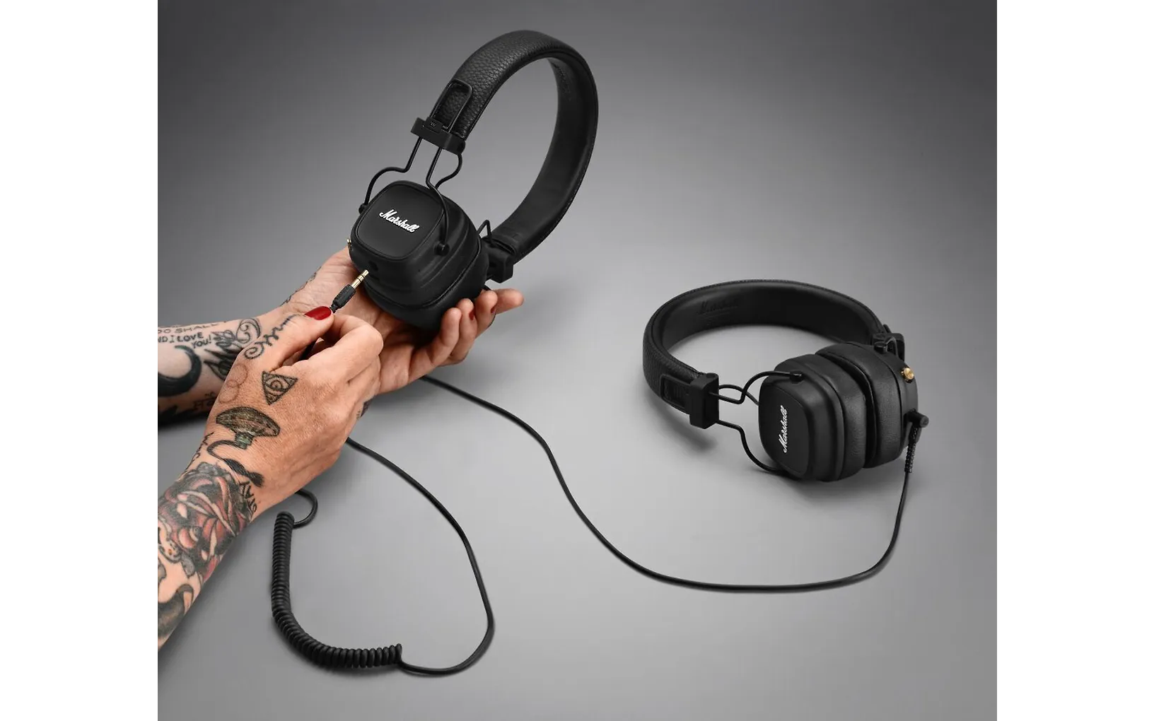 Marshall Major IV Bluetooth Over-Ear-hörlurar, svarta
