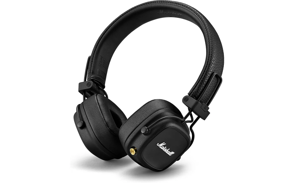 Marshall Major IV Bluetooth Over-Ear-hörlurar, svarta