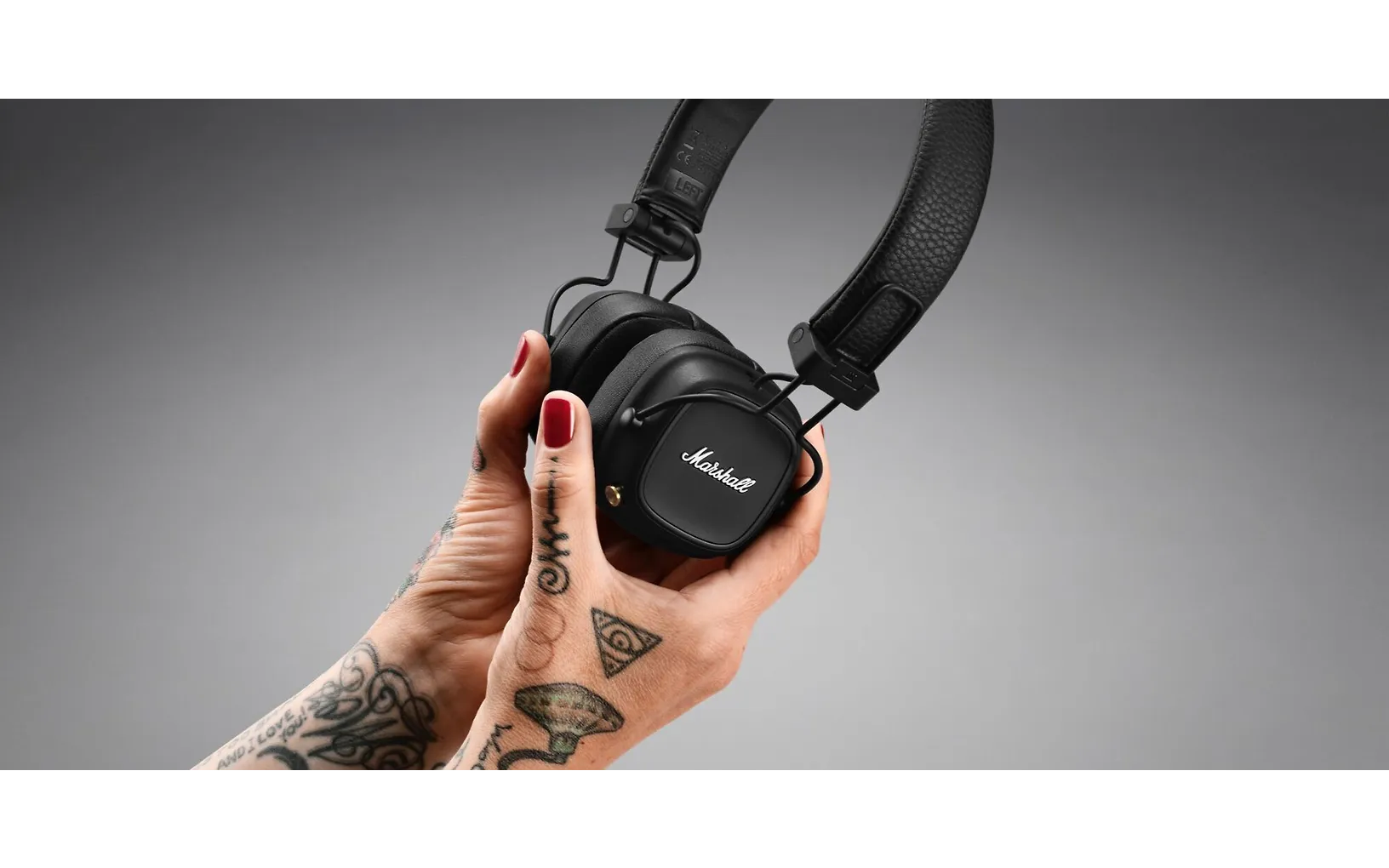Marshall Major IV Bluetooth Over-Ear-hörlurar, svarta