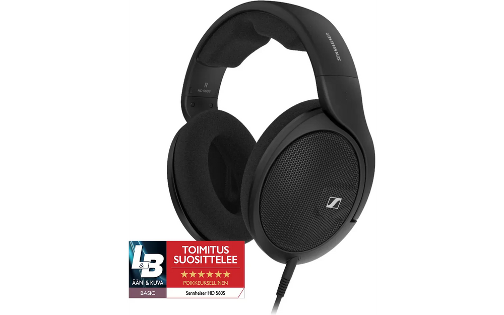Sennheiser HD 560S referenshörlurar, svarta