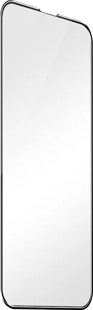 Wave Heltäckande Härdat Glas, iPhone 12 Pro Max, Svart Ram