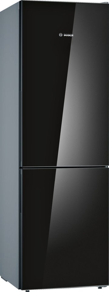 Bosch KGV36VBEAS Serie 4, Jääkaappipakastin, musta
