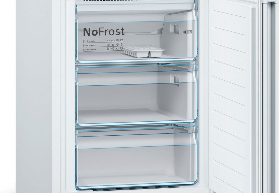 Bosch KGN36VWED Serie 4, Jääkaappipakastin, valkoinen