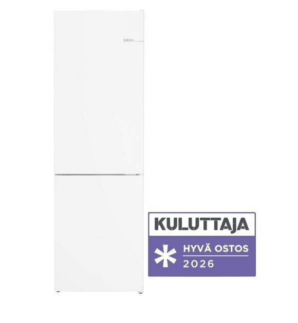 Bosch KGN36VWED Serie 4, Jääkaappipakastin, valkoinen
