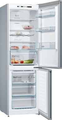 Bosch KGN36VLED Serie 4, Jääkaappipakastin, inox-look
