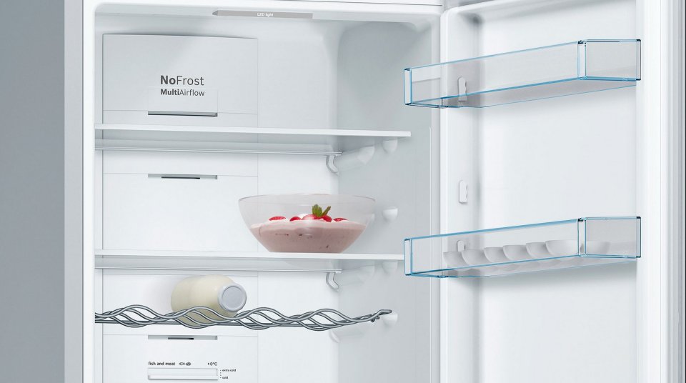Bosch KGN36VLED Serie 4, Jääkaappipakastin, inox-look