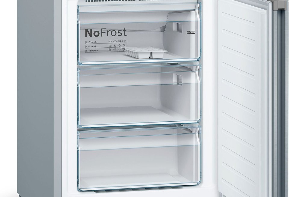 Bosch KGN36VLED Serie 4, Jääkaappipakastin, inox-look