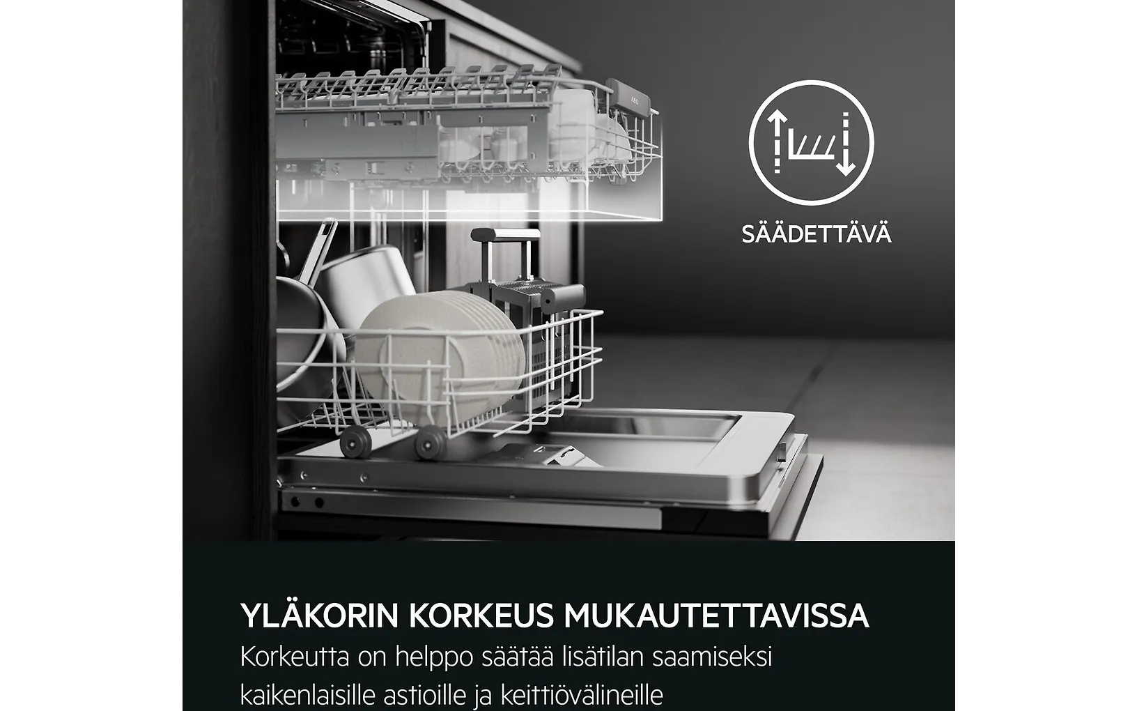 AEG FFB62407ZW diskmaskin i 6000-serien, vit