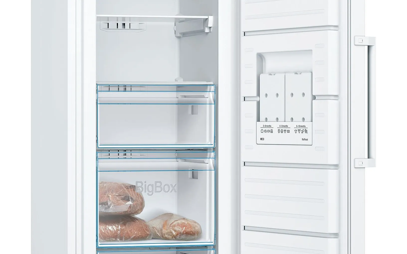 Bosch GSN33VWEP Serie 4 frysskåp, vit