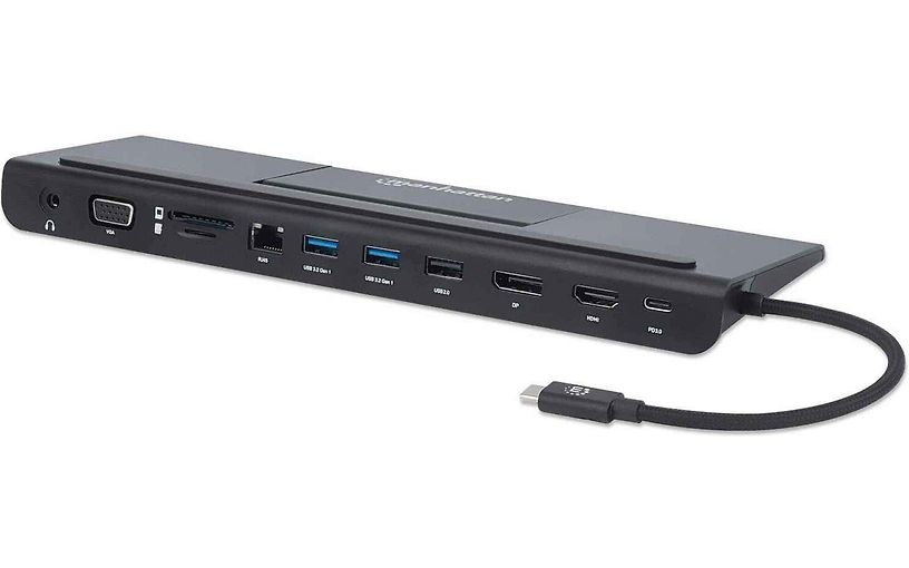 Manhattan 11-in-1 Triple Monitor -telakka