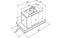 Witt WS985W-3 -liesituuletin, valkoinen, 90 cm – kuva 3