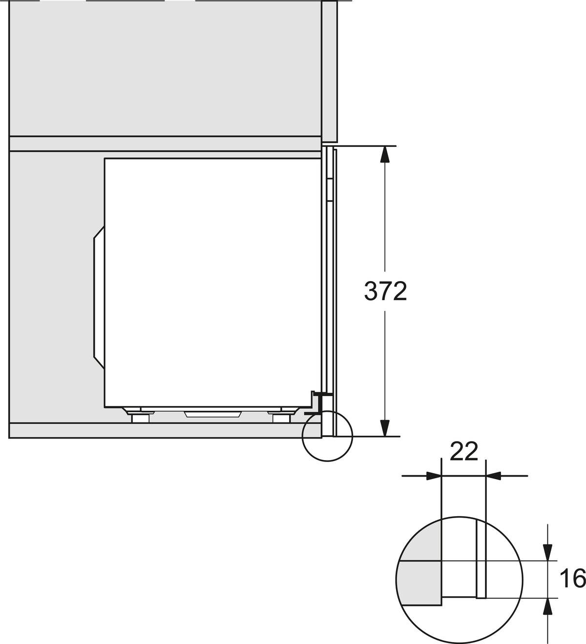Miele M 2224 mikroaaltouuni, musta – kuva 5