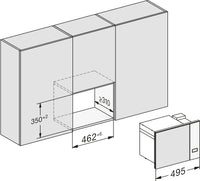 Miele M 2224 mikroaaltouuni, musta – kuva 4