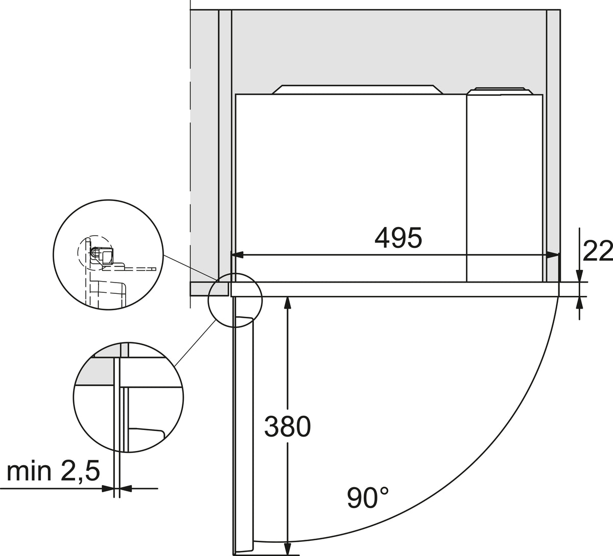 Miele M 2224 mikroaaltouuni, musta – kuva 3