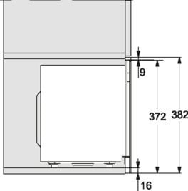 Miele M 2234 mikroaaltouuni, valkoinen – kuva 3