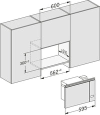 Miele M 2234 mikroaaltouuni, valkoinen – kuva 5