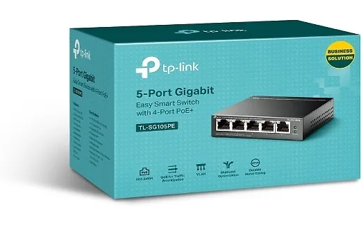 TP-LINK TL-SG105PE -5-porttinen PoE kytkin