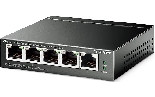 TP-LINK TL-SG105PE -5-porttinen PoE kytkin