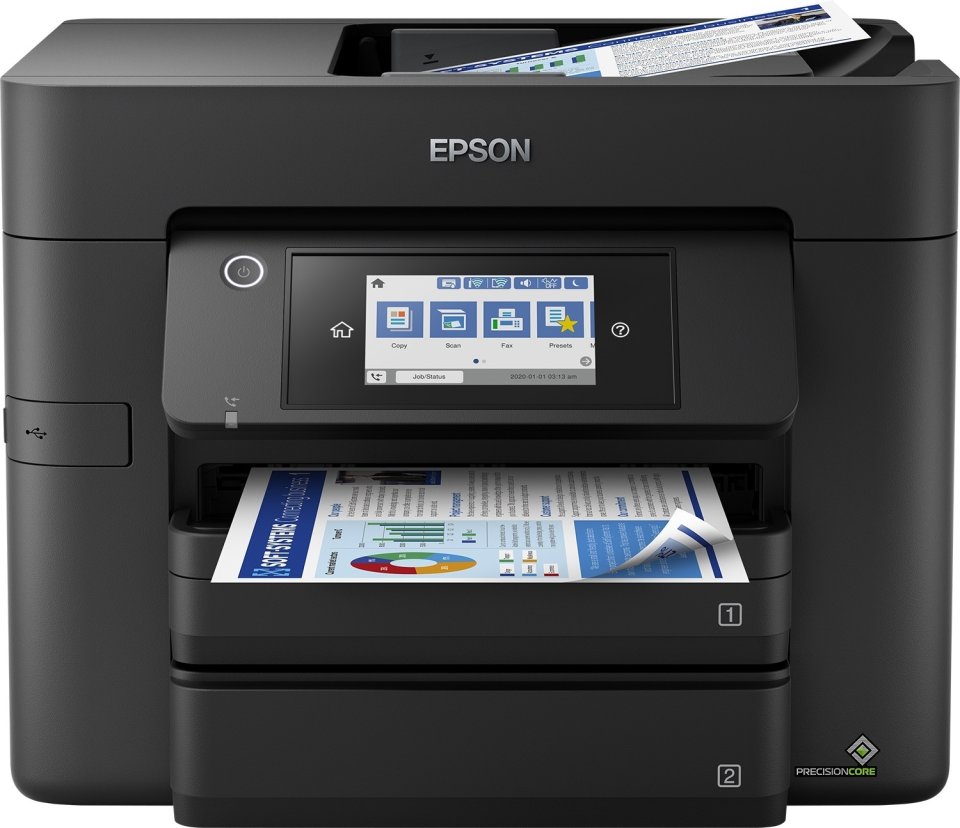 Epson WorkForce WF-4830DTWF -mustesuihkumonitoimitulostin
