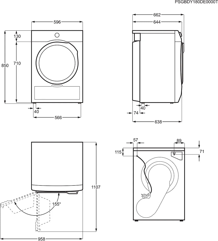 Electrolux EW7H528G5 PerfectCare 700 - torktumlare