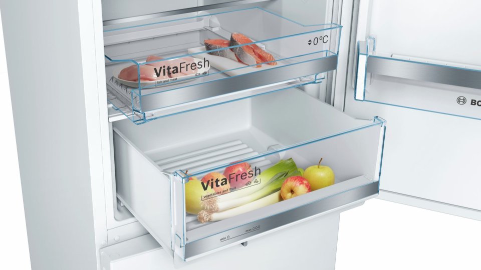 Bosch KGE36AWCA Serie 6, Jääkaappipakastin, valkoinen