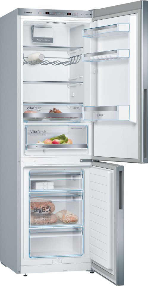 Bosch KGE36AICA Serie 6, Jääkaappipakastin, teräs