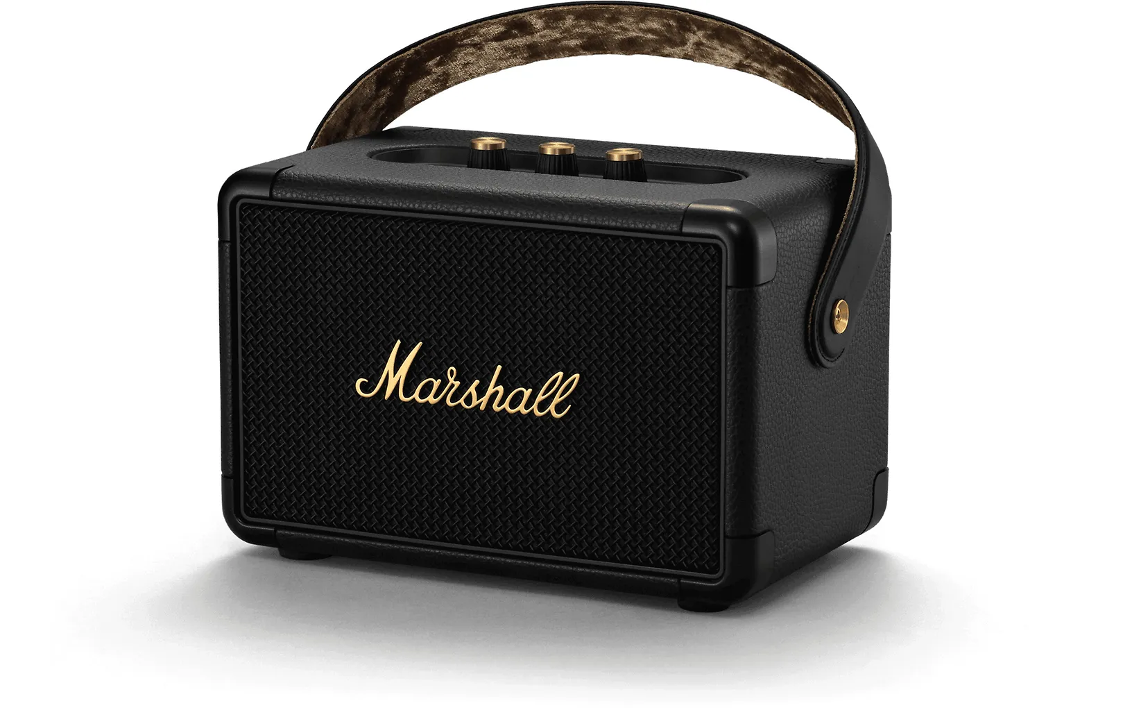 Marshall Kilburn II -Bluetooth-kaiutin, musta/messinki