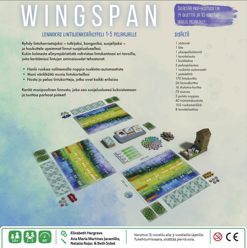 Wingspan -strategiapeli – kuva 4