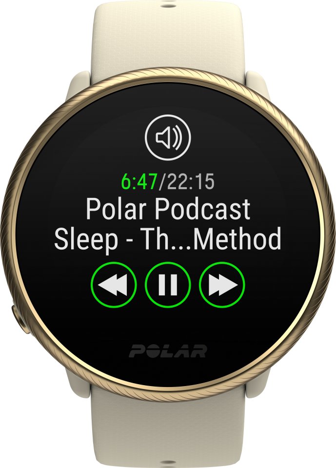 Polar Ignite 2 -urheilukello, kulta / samppanja