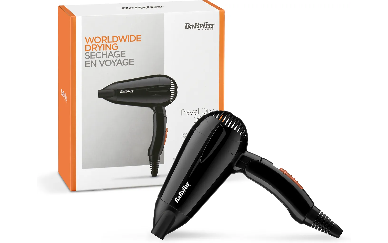 Babyliss BL5344E Travel Dry-hårfön