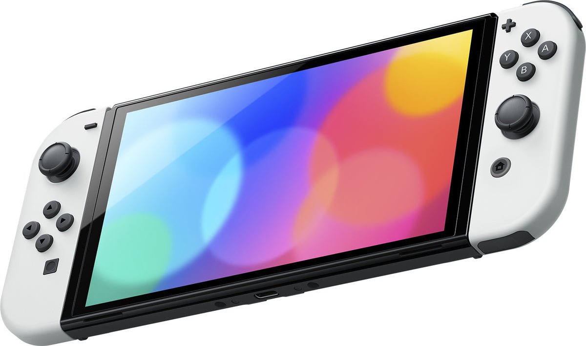 Nintendo Switch OLED -pelikonsoli, valkoinen