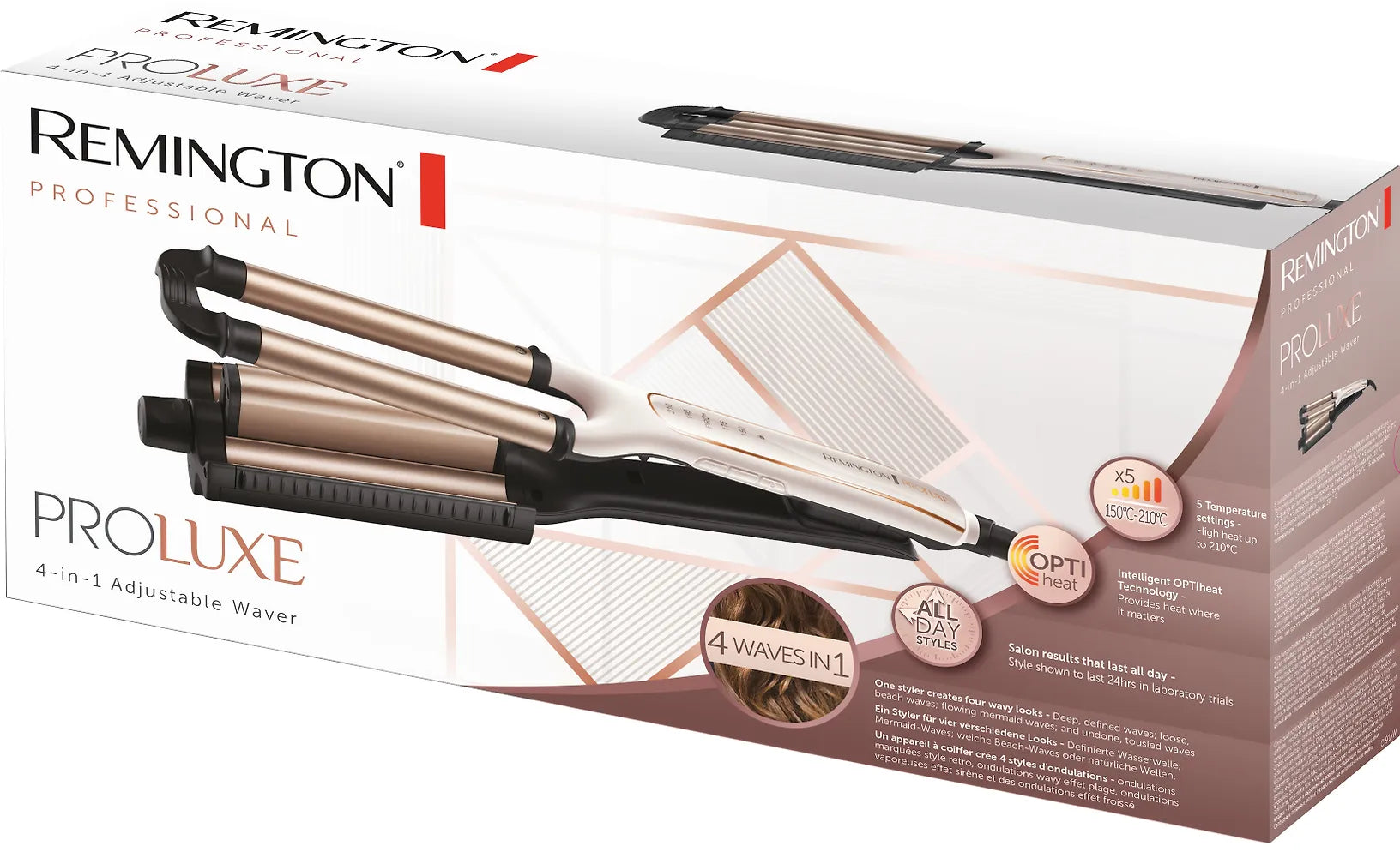 Remington CI91AW PROluxe 4-i-1 locktång