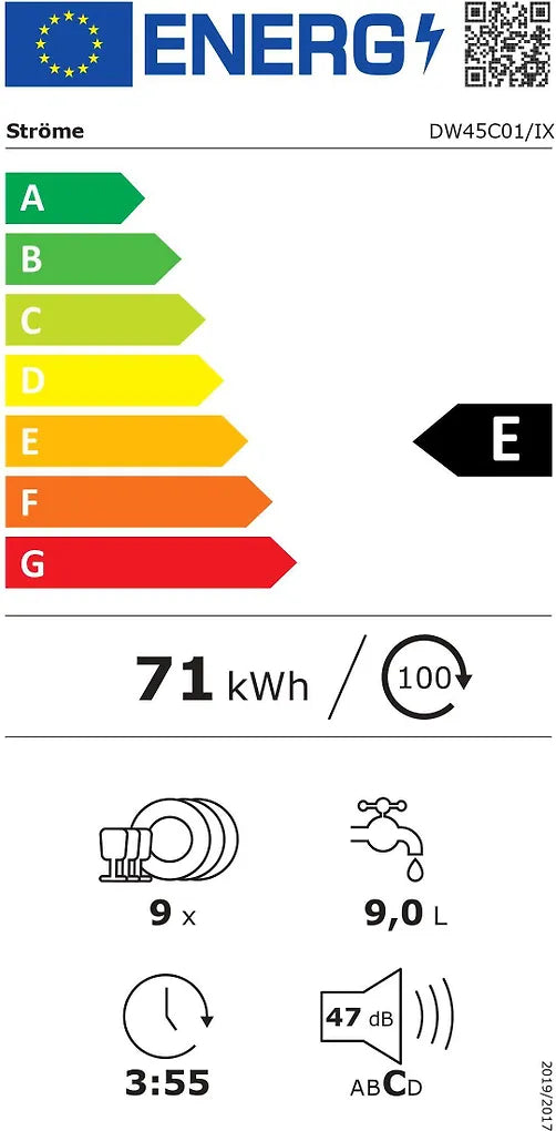 Ströme DW45C01/IX - diskmaskin, stål