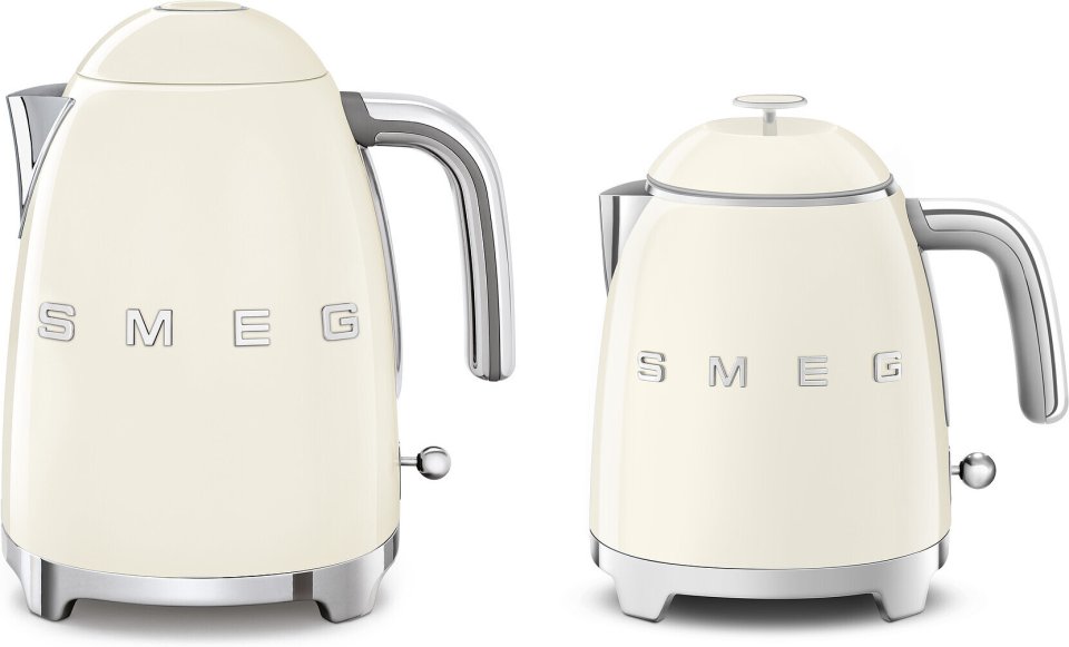 Smeg KLF05CREU -vedenkeitin, kerman valkoinen