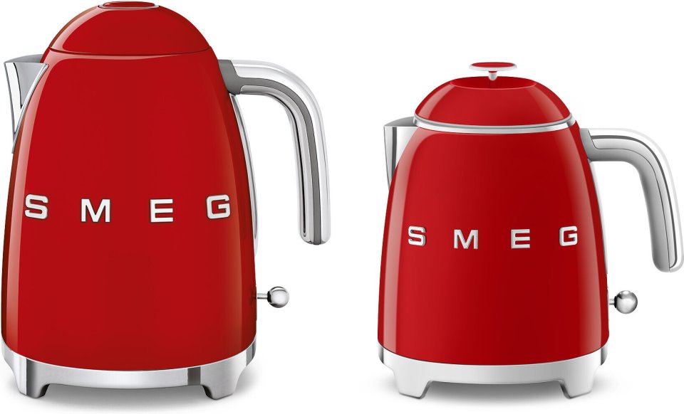 Smeg KLF05RDEU -vedenkeitin, punainen
