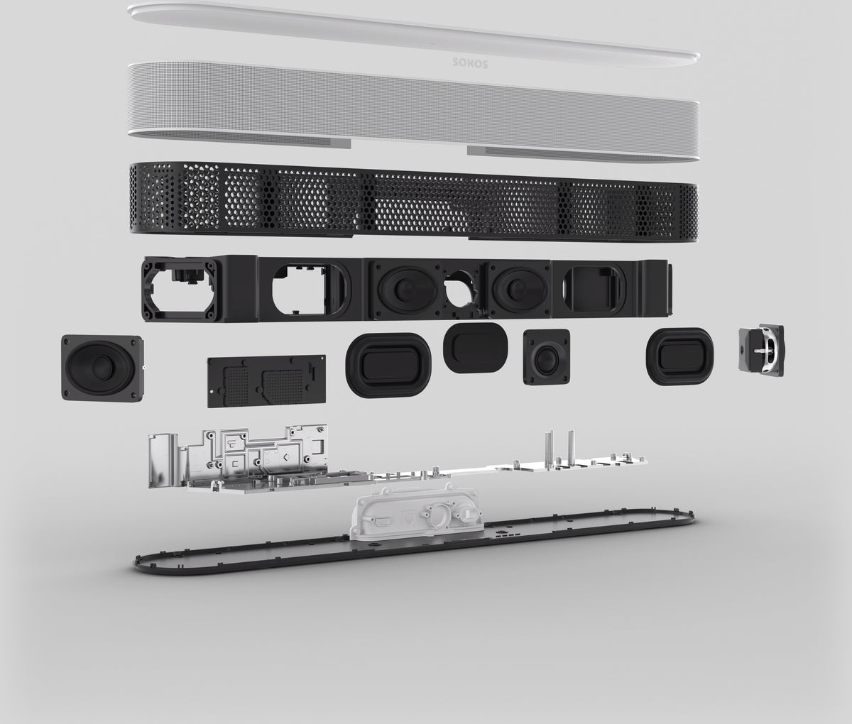 Sonos Beam (Gen2) -soundbar, musta
