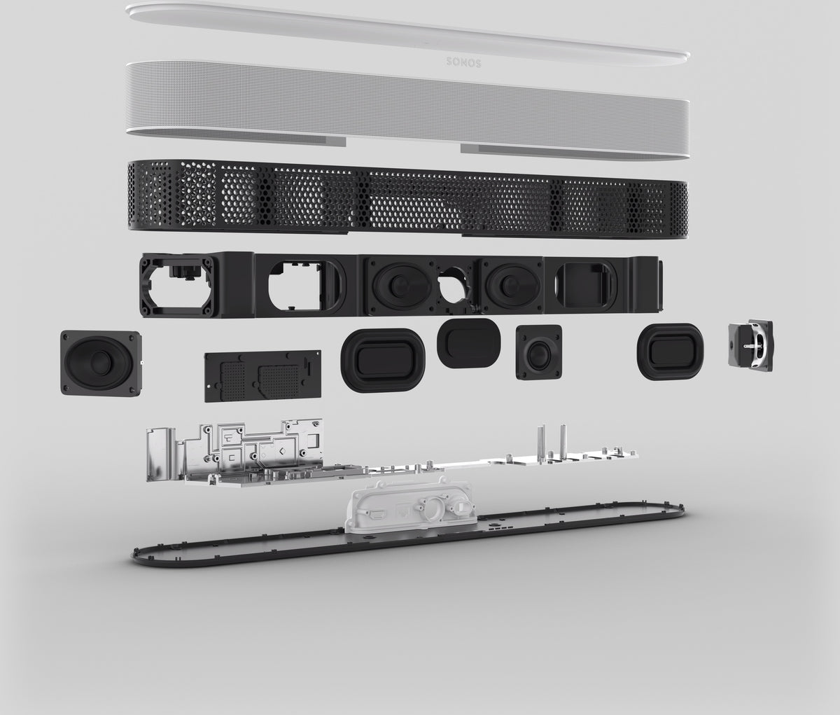 Sonos Beam (Gen2) -soundbar, valkoinen